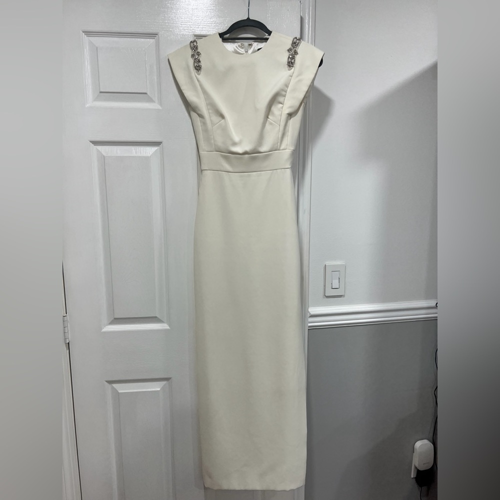 Theia Cream Wedding Gown